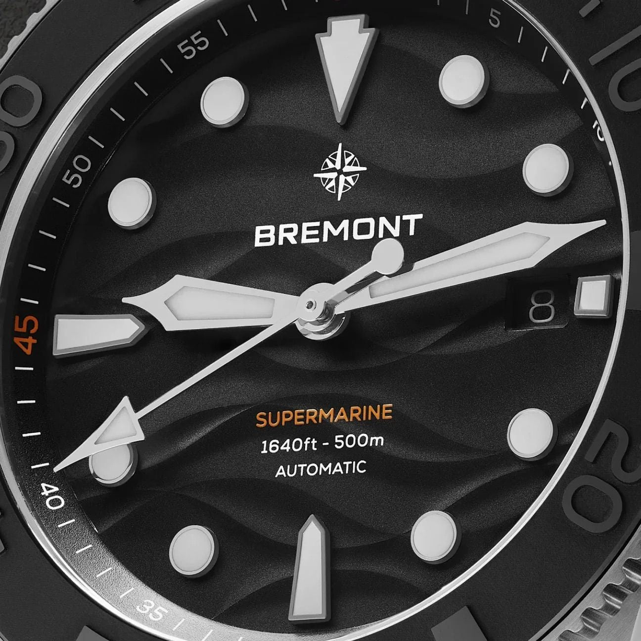 Bremont SM43-DT-SS-BK-B Supermarine 500m on Bracelet