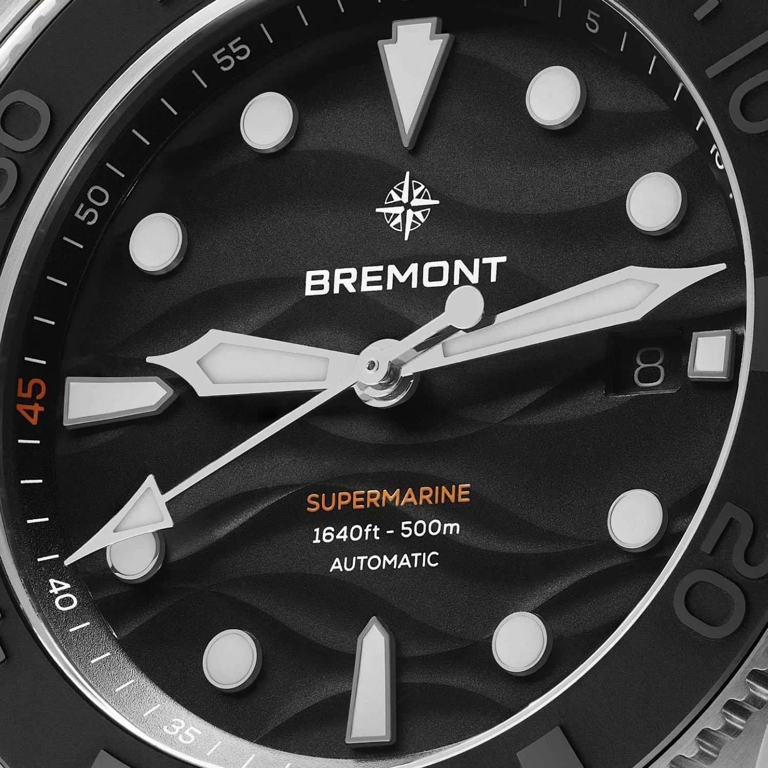 Bremont SM43-DT-SS-BK-N-S Supermarine 500m on Nato Strap