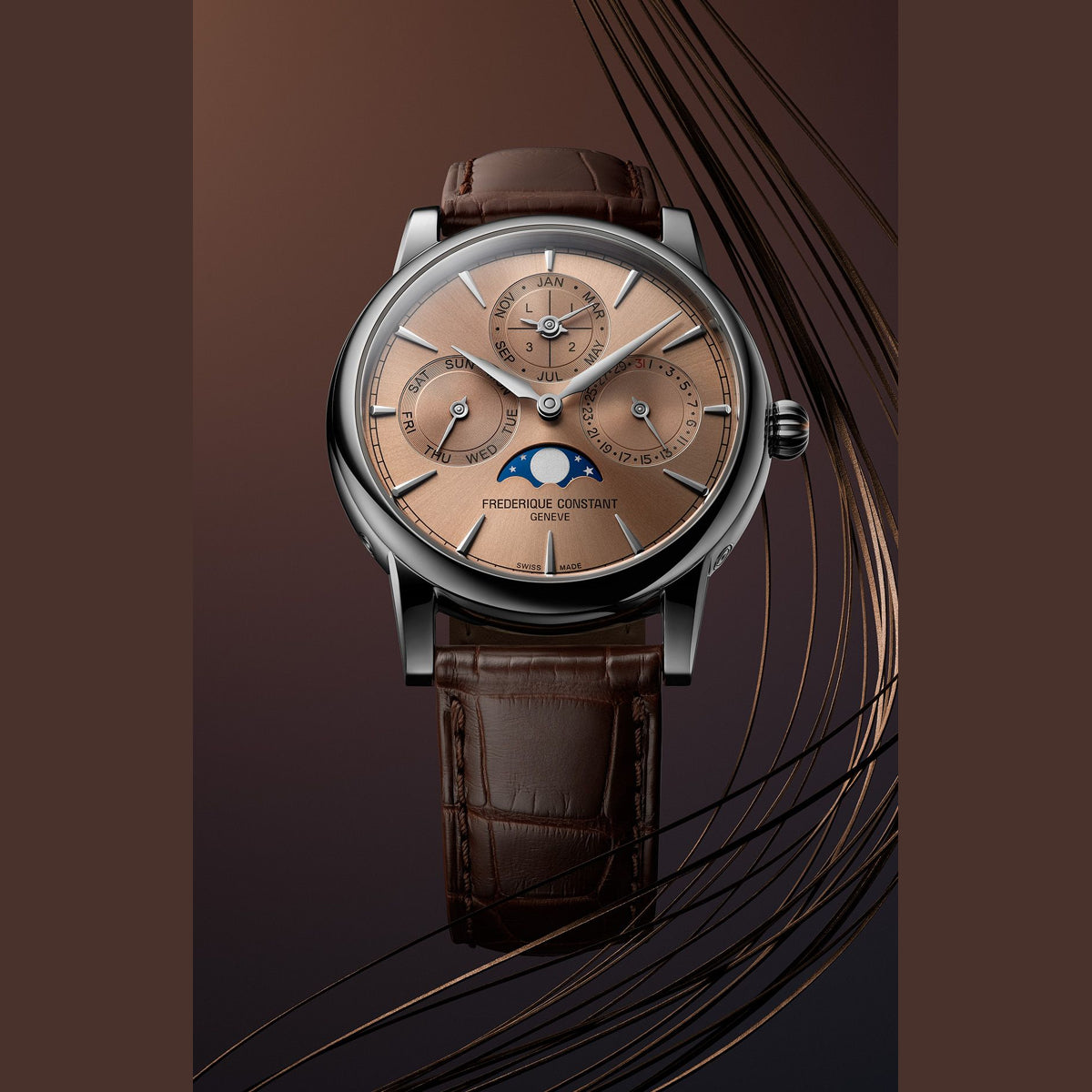 Frederique Constant FC-776SAL3H6 Manufacture Perpetual Calendar Salmon