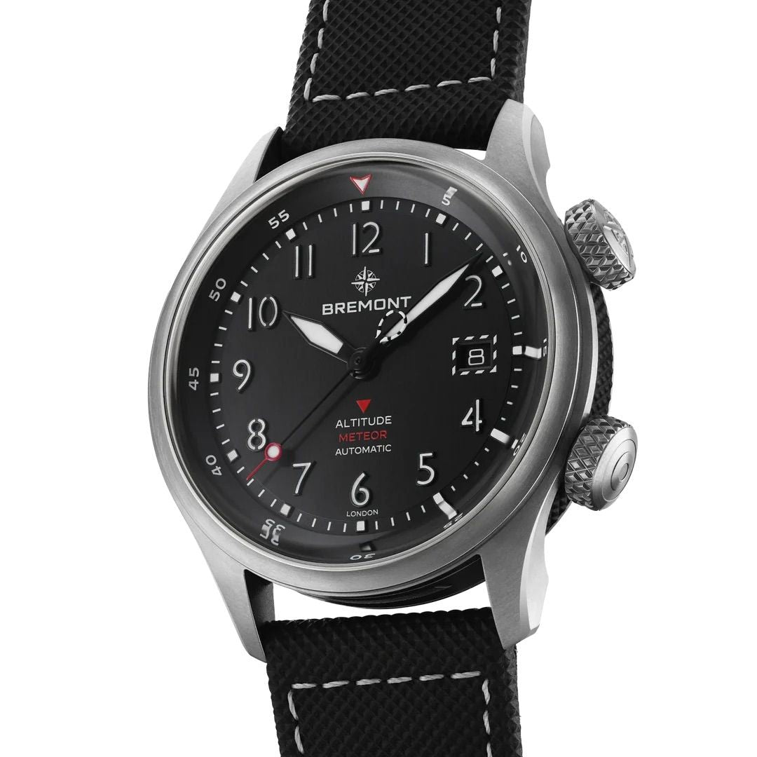Bremont ALT42-MT-TI-BKBK-L-S Altitude MB Meteor On Strap