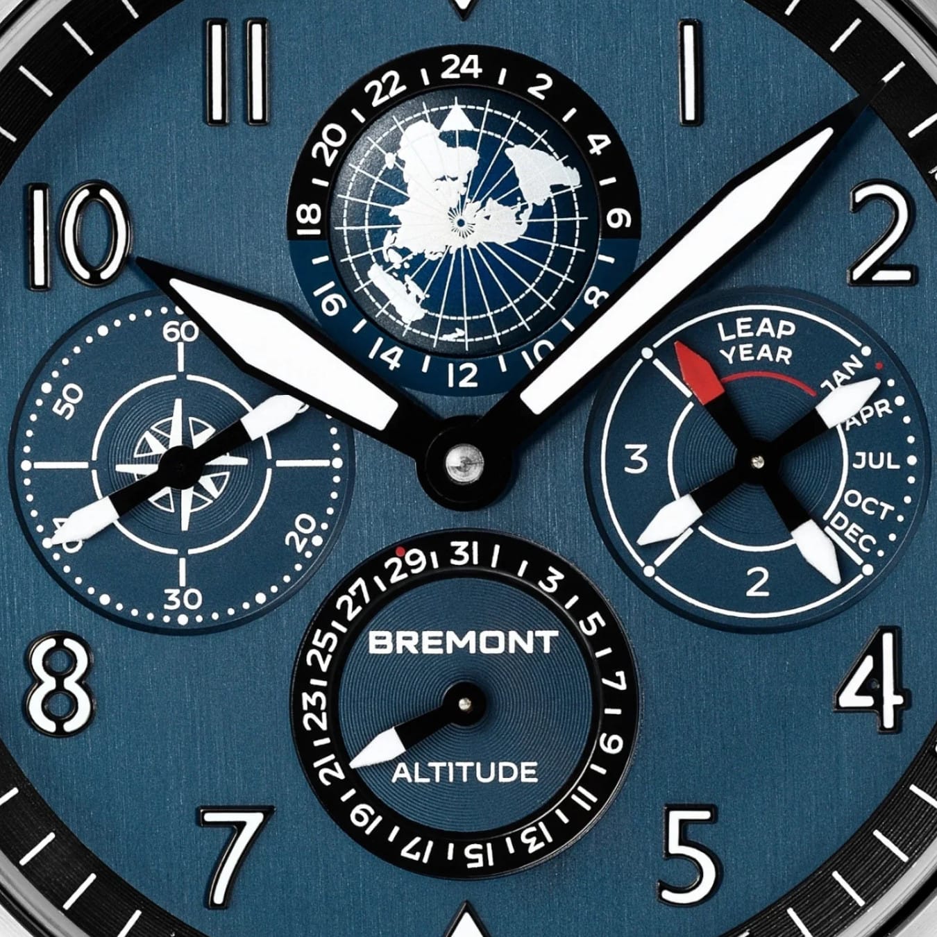Bremont ALT42-PER-TI-BL-B Altitude Perpetual Calendar GMT on Bracelet