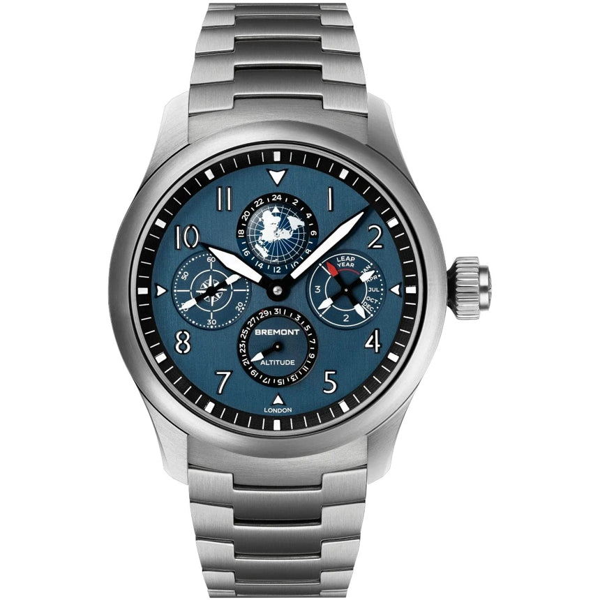 Bremont ALT42-PER-TI-BL-B Altitude Perpetual Calendar GMT on Bracelet