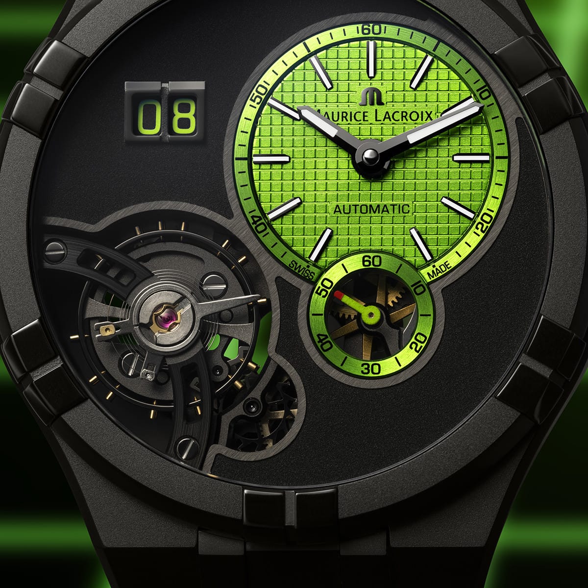 Maurice Lacroix AI6118-DLB0J-630-I Aikon Master Grand Date