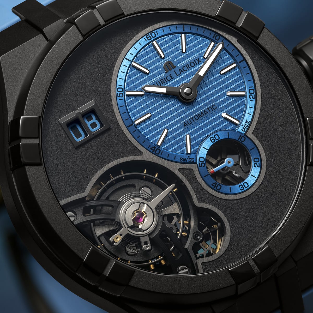 Maurice Lacroix AI6118-DLB0J-430-H Aikon Master Grand Date