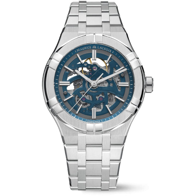 Maurice Lacroix AI6008-SS002-031-1 Automatic Skeleton