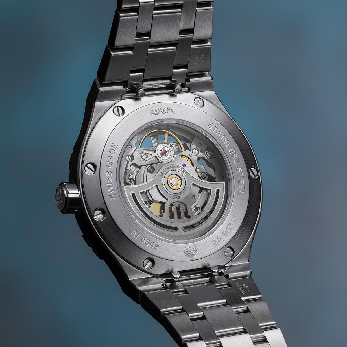 Maurice Lacroix AI6008-SS002-031-1 Automatic Skeleton
