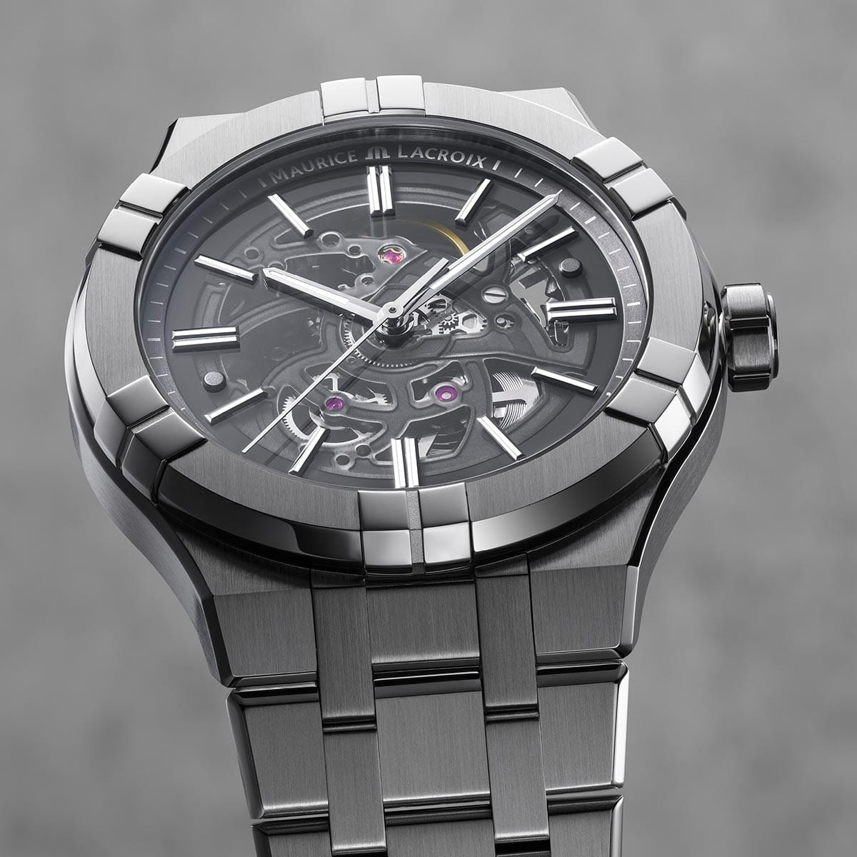 Maurice Lacroix Ai6008-Ss002-030-1 Automatic Skeleton