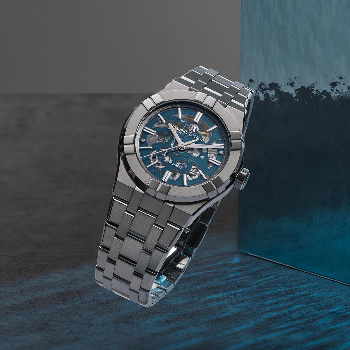 Maurice Lacroix AI6007-SS002-031-1 Automatic Skeleton
