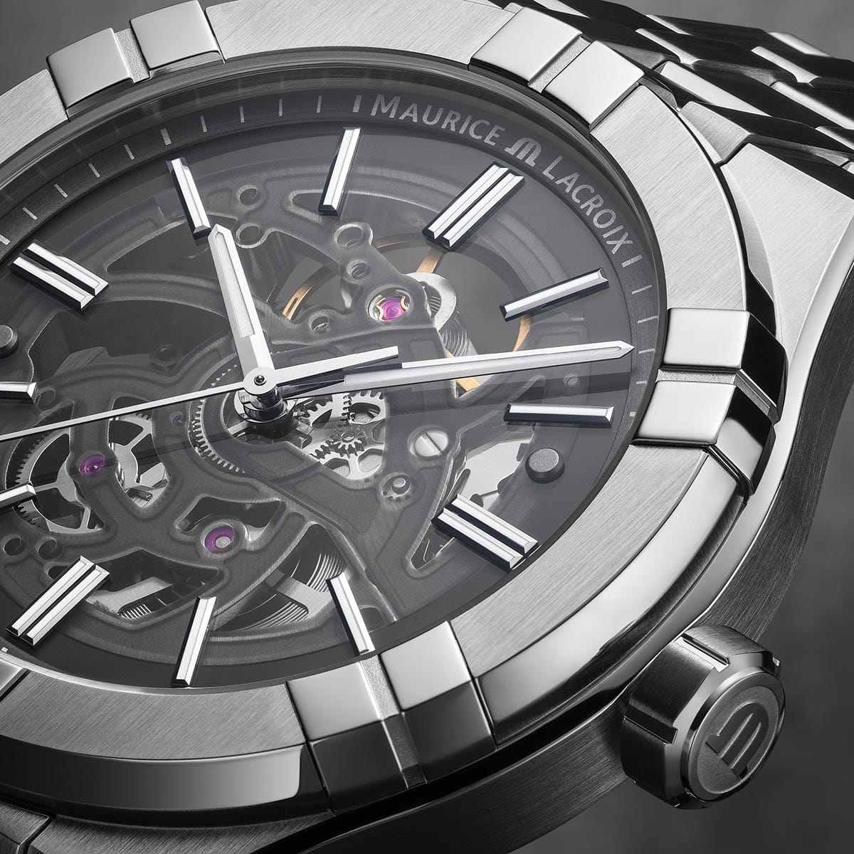 Maurice Lacroix Ai6008-Ss002-030-1 Automatic Skeleton