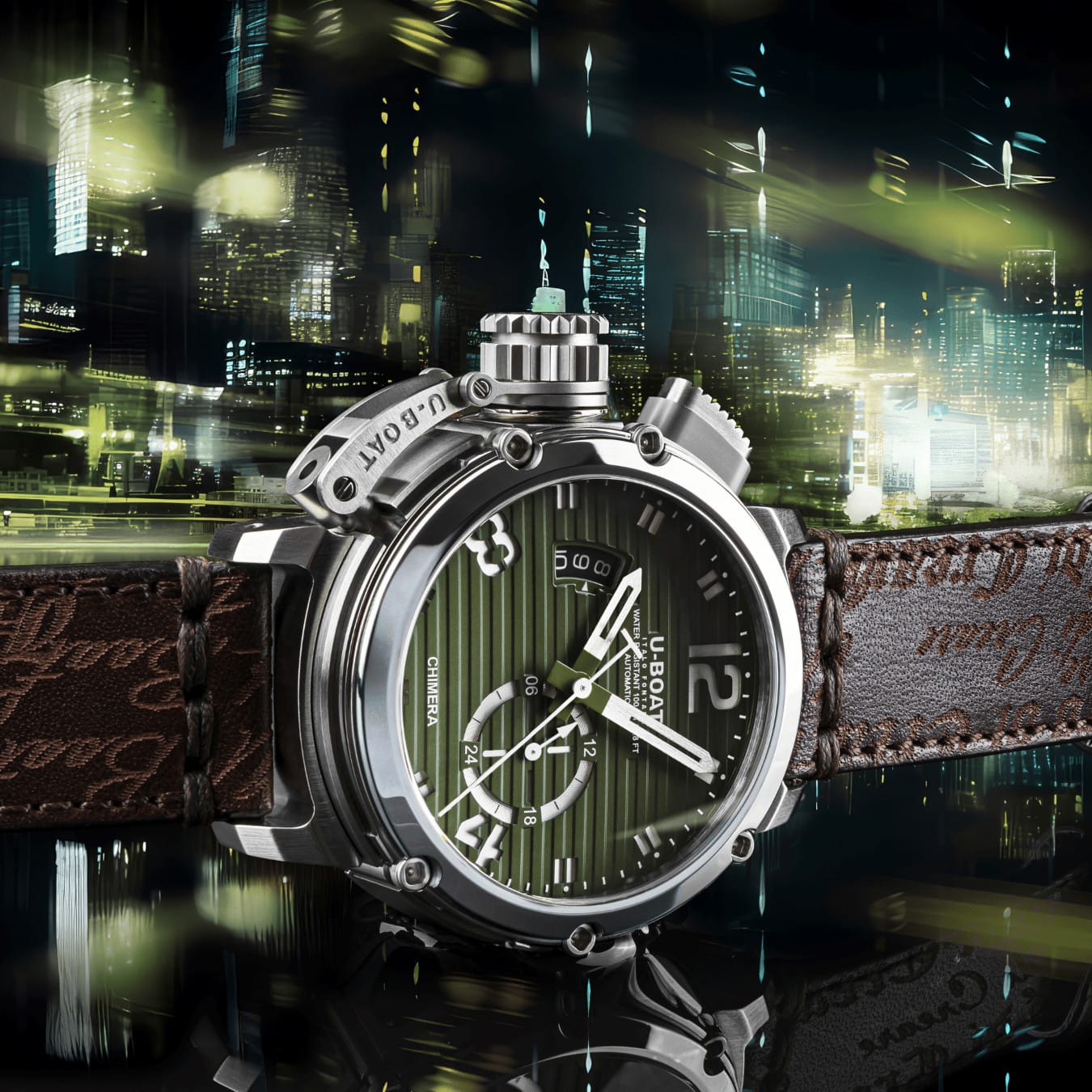 U-Boat Chimera 46mm Stainless Steel Green