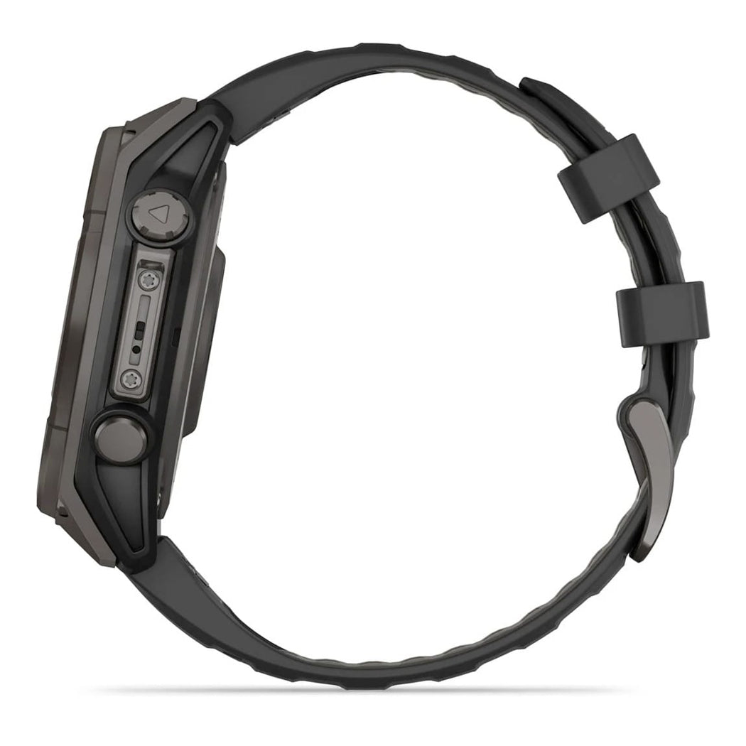 Garmin 010-02906-10 Fenix 8 47mm Solar Sapphire Carbon Gray DLC Titanium