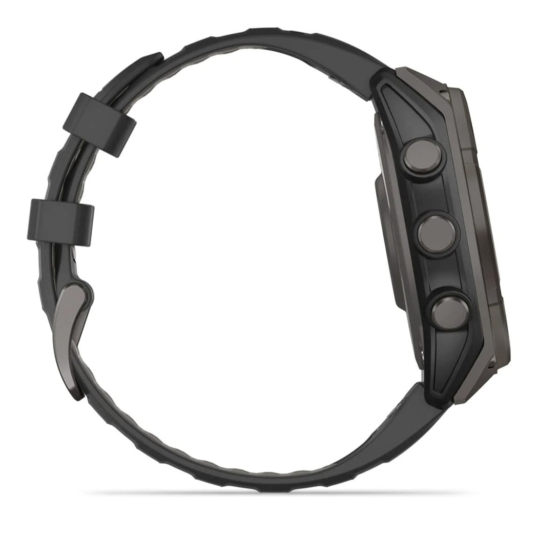 Garmin 010-02906-10 Fenix 8 47mm Solar Sapphire Carbon Gray DLC Titanium
