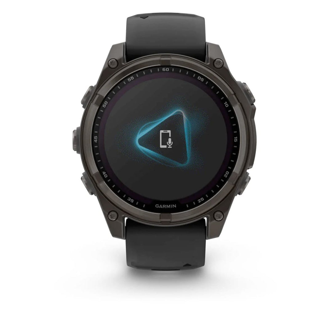 Garmin 010-02906-10 Fenix 8 47mm Solar Sapphire Carbon Gray DLC Titanium