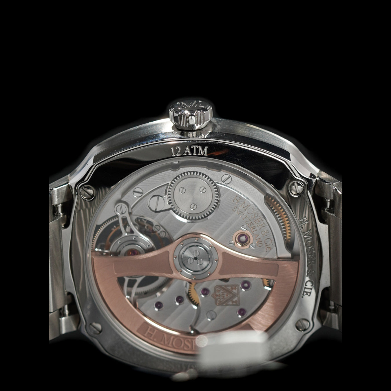H. Moser & Cie. Streamliner Tourbillion Rainbow Sapphire 6804-1201