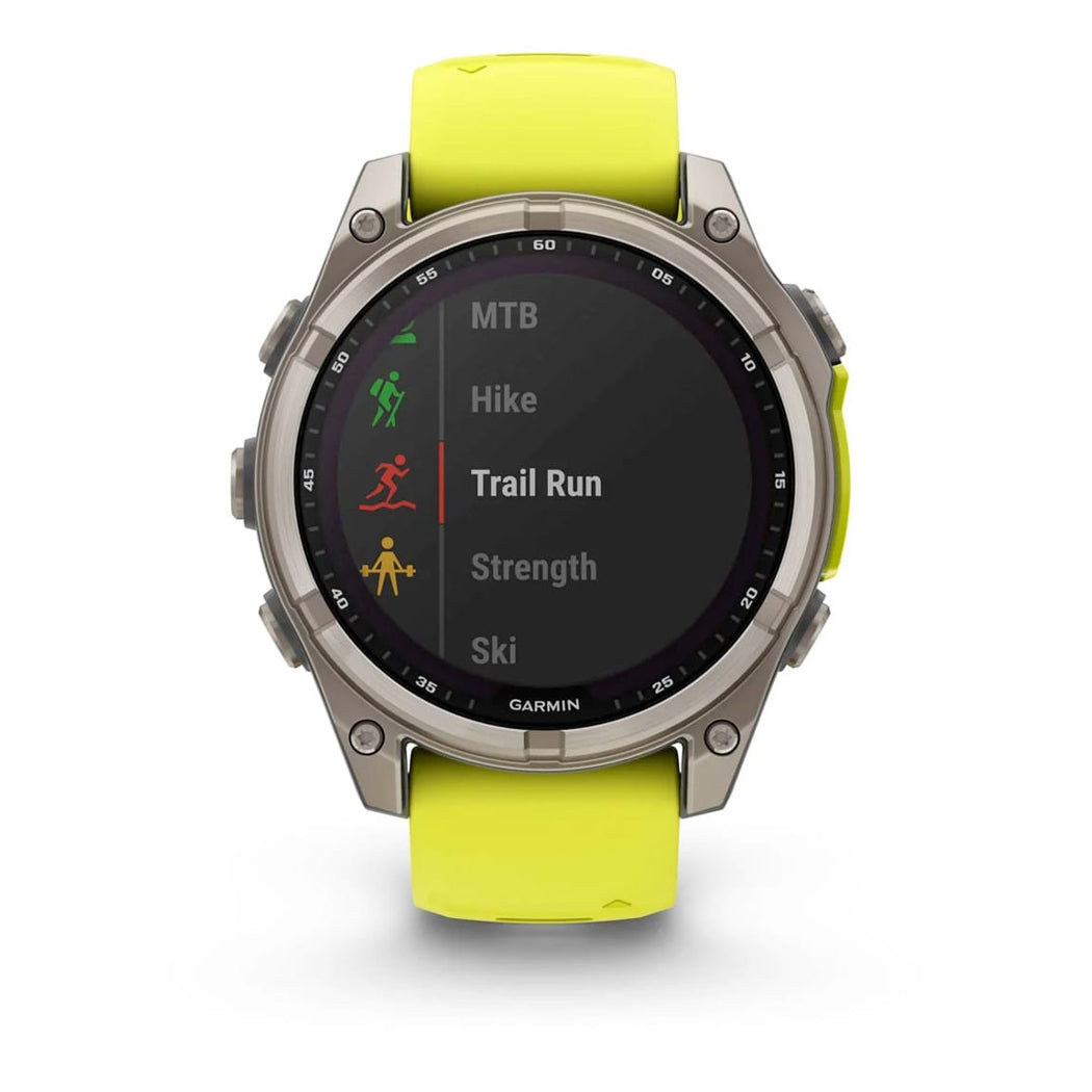 Garmin 010-02906-20 Fenix 8 47mm Solar Sapphire Titanium