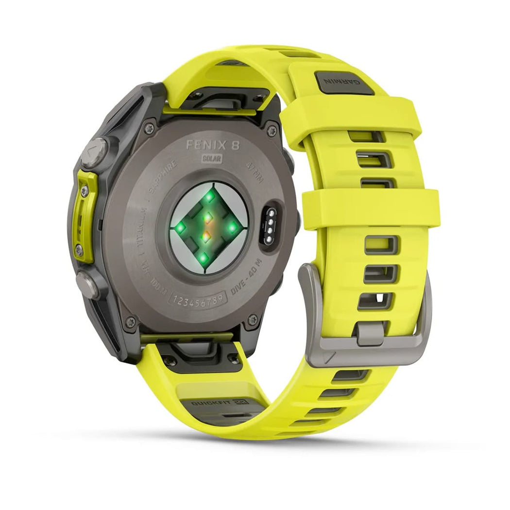 Garmin 010-02906-20 Fenix 8 47mm Solar Sapphire Titanium