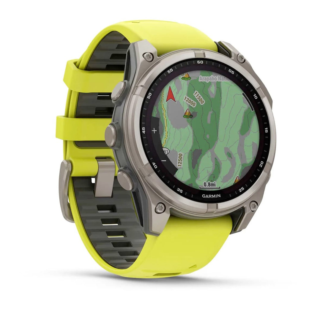 Garmin 010-02906-20 Fenix 8 47mm Solar Sapphire Titanium
