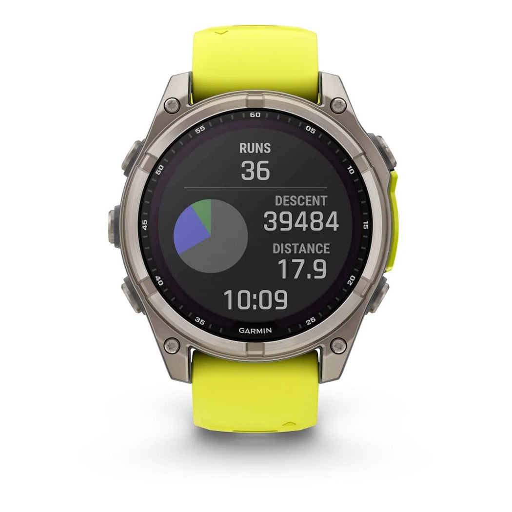 Garmin 010-02906-20 Fenix 8 47mm Solar Sapphire Titanium