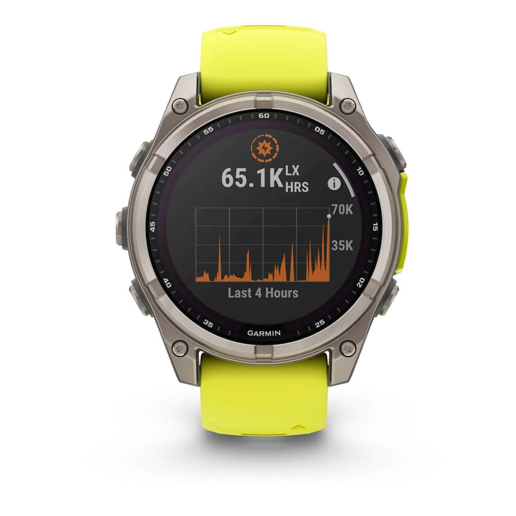 Garmin 010-02906-20 Fenix 8 47mm Solar Sapphire Titanium