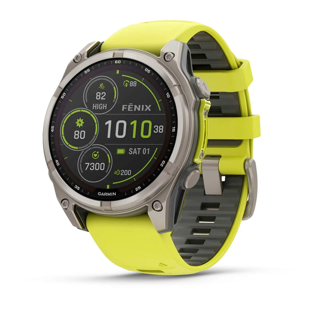 Garmin 010-02906-20 Fenix 8 47mm Solar Sapphire Titanium