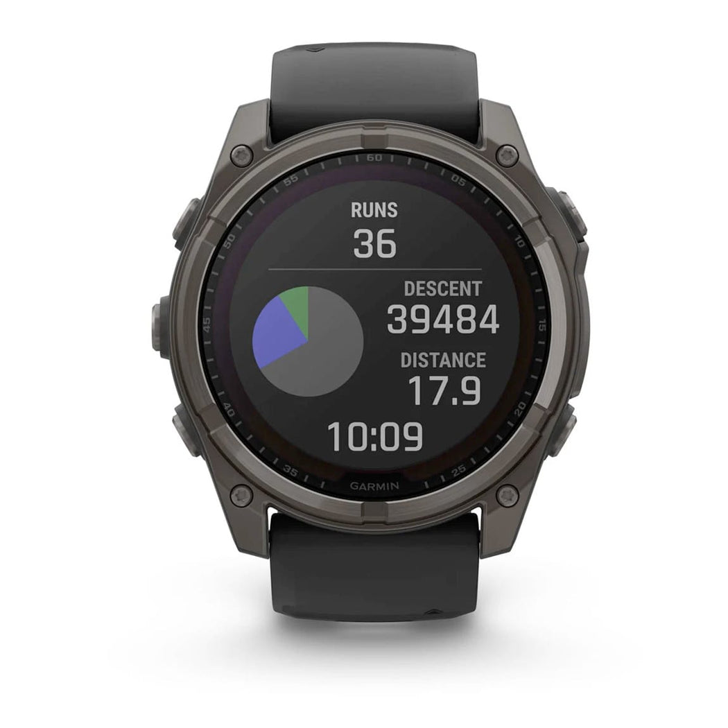 Garmin 010-02907-10 Fenix 8 51mm Solar Sapphire Carbon Gray Dlc Titanium