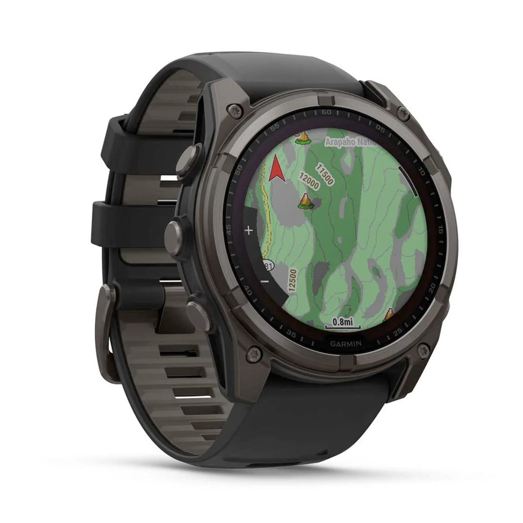 Garmin 010-02907-10 Fenix 8 51mm Solar Sapphire Carbon Gray Dlc Titanium