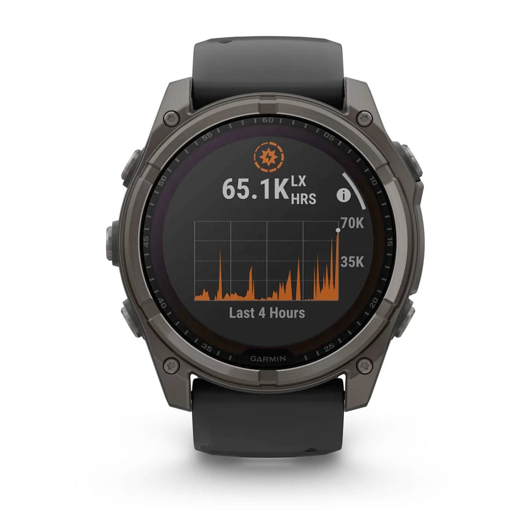 Garmin 010-02907-10 Fenix 8 51mm Solar Sapphire Carbon Gray Dlc Titanium