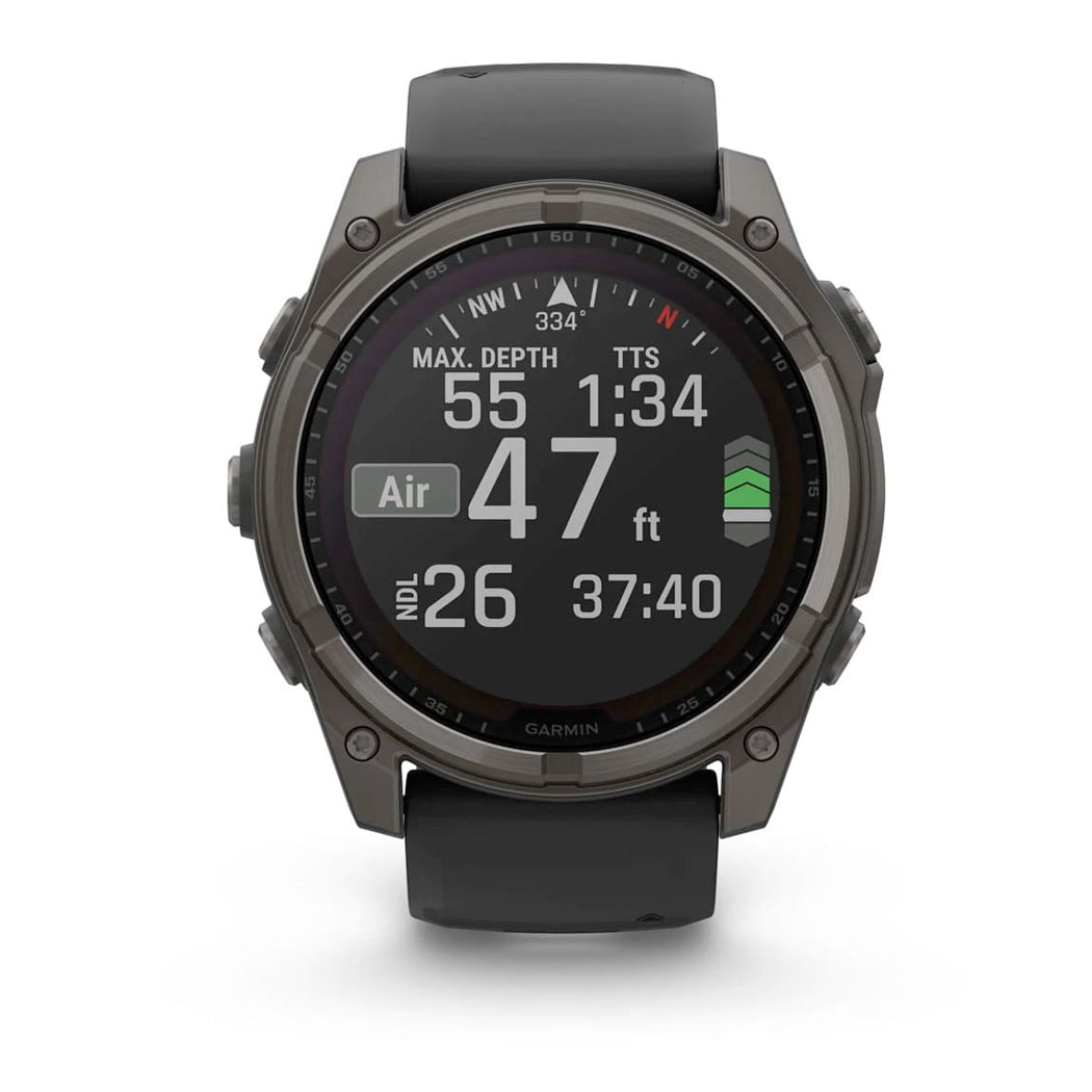 Garmin 010-02907-10 Fenix 8 51mm Solar Sapphire Carbon Gray Dlc Titanium