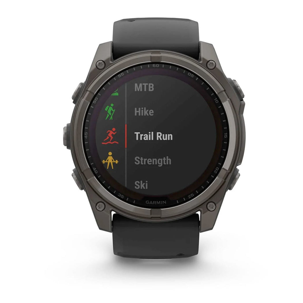 Garmin 010-02907-10 Fenix 8 51mm Solar Sapphire Carbon Gray Dlc Titanium