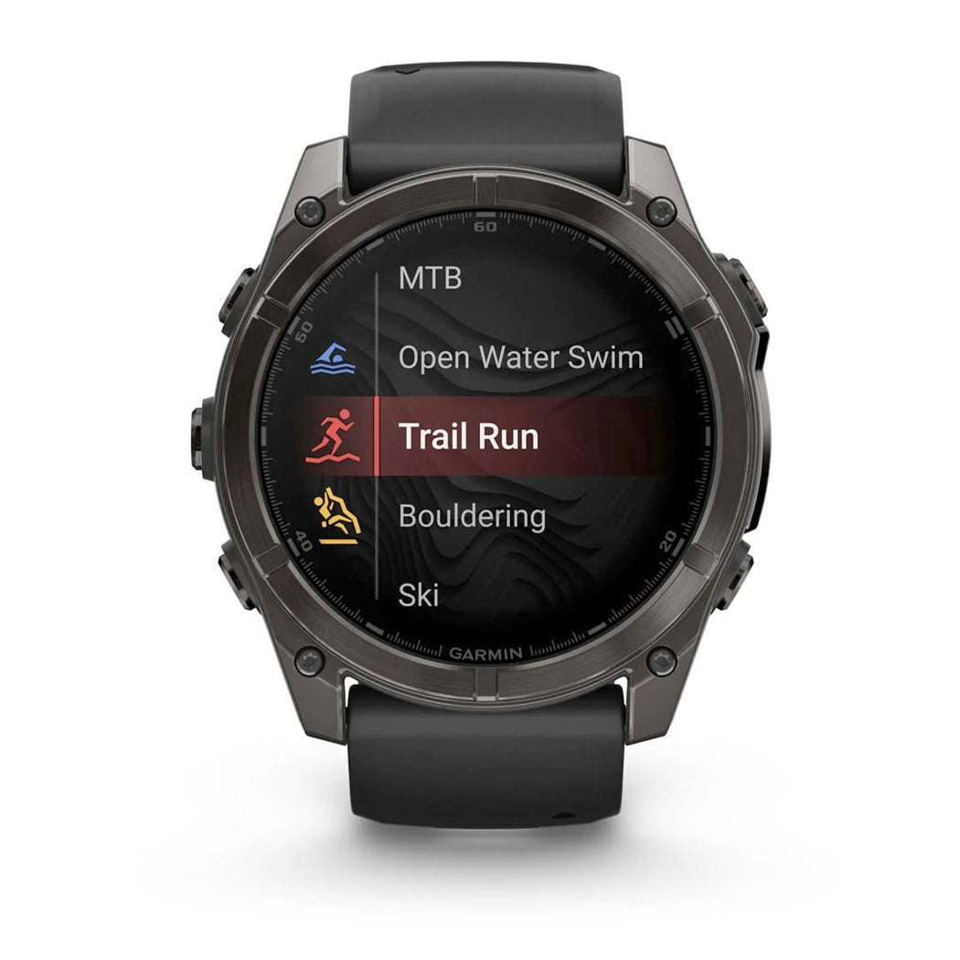 Garmin 010-02905-20 Fenix 8 51Mm Amoled Sapphire Carbon Gray Dlc