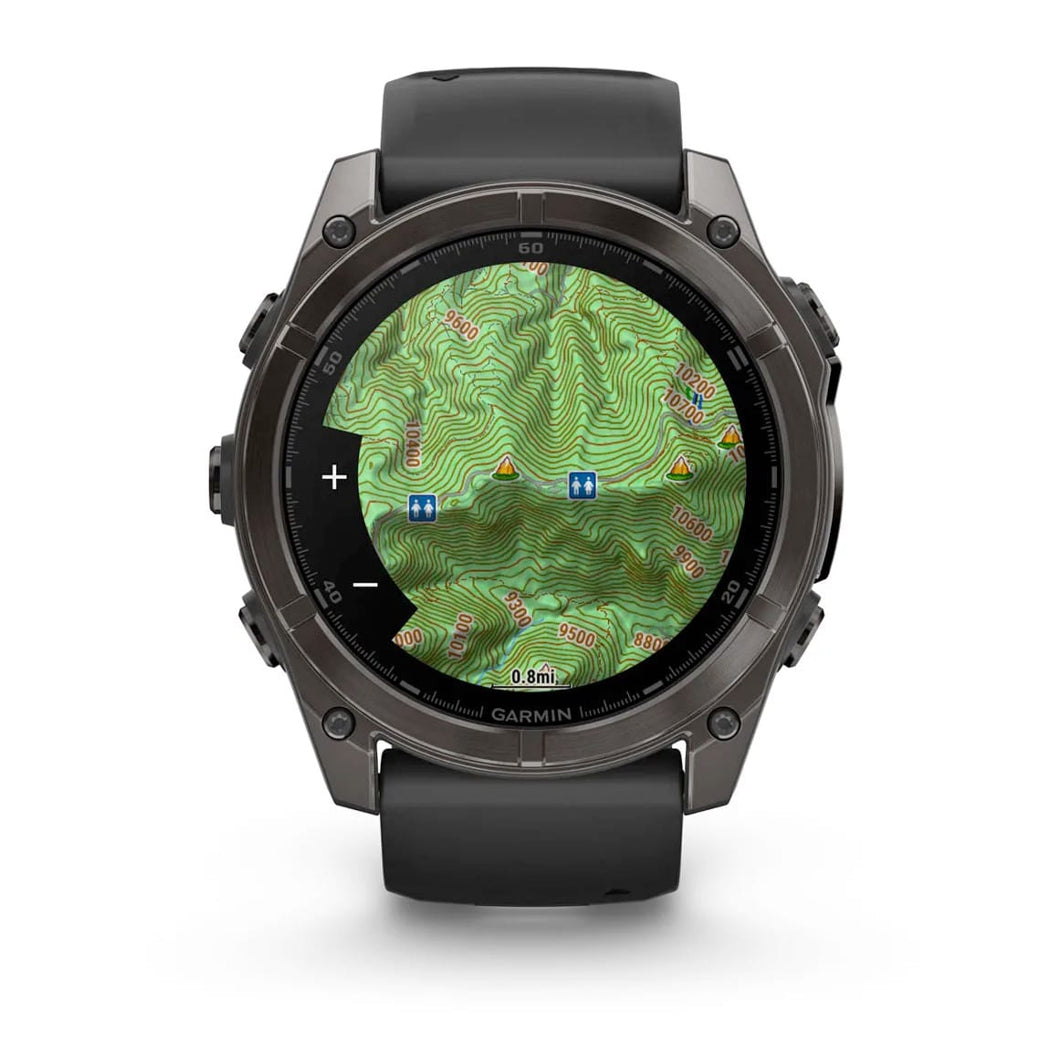 Garmin 010-02905-20 Fenix 8 51Mm Amoled Sapphire Carbon Gray Dlc
