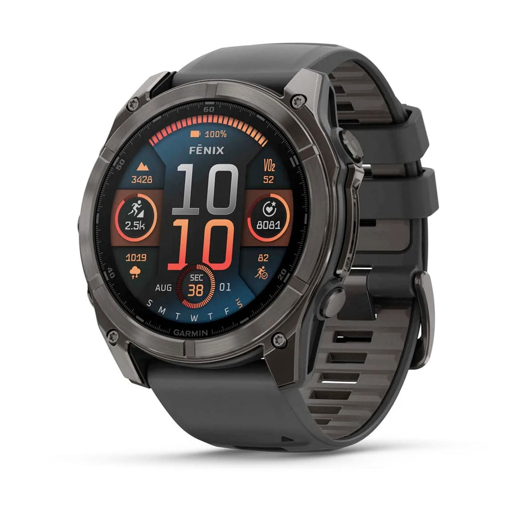 Garmin 010-02905-20 Fenix 8 51mm Amoled Sapphire Carbon Gray DLC Titanium