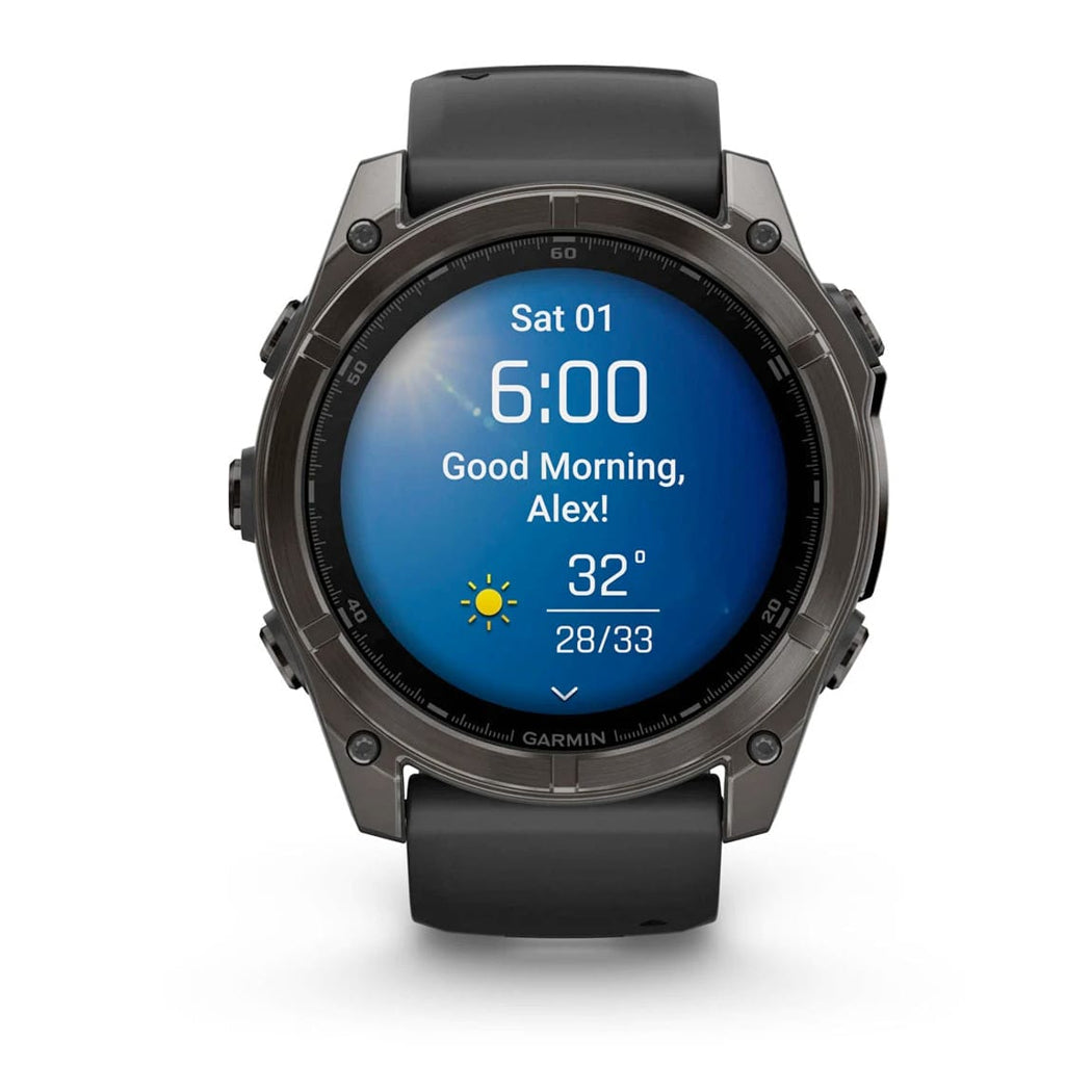Garmin 010-02905-20 Fenix 8 51Mm Amoled Sapphire Carbon Gray Dlc