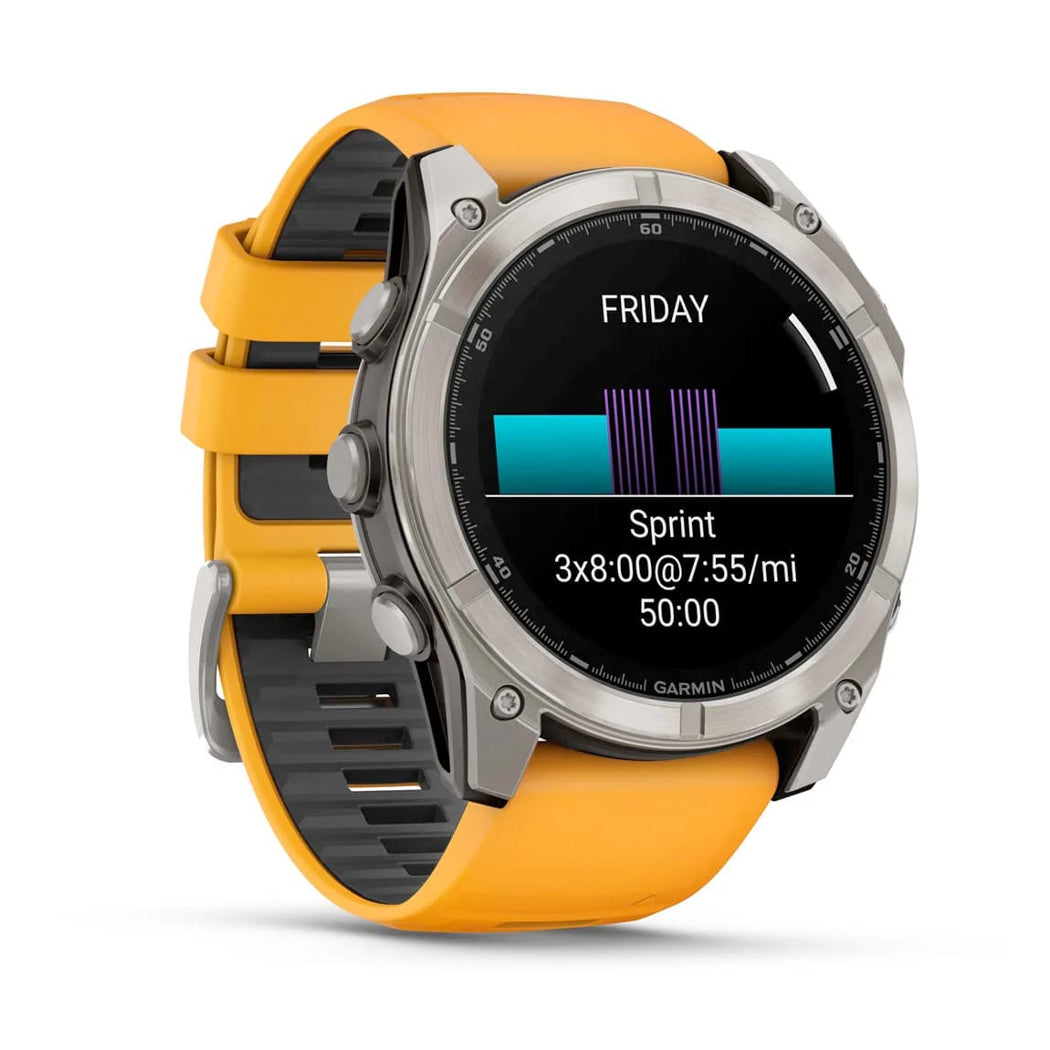 Garmin 010-02905-10 Fenix 8 51mm AMOLED Sapphire Titanium