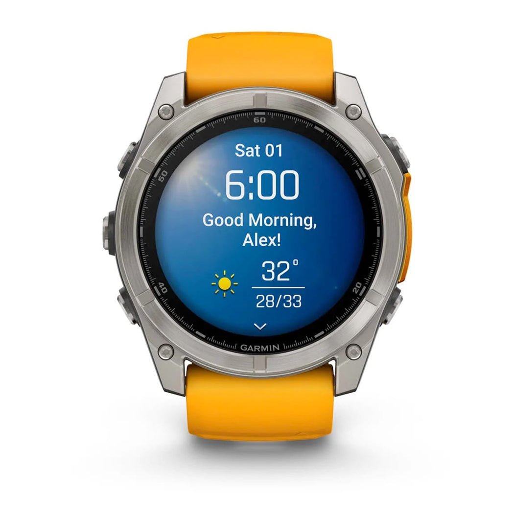 Garmin 010-02905-10 Fenix 8 51mm AMOLED Sapphire Titanium