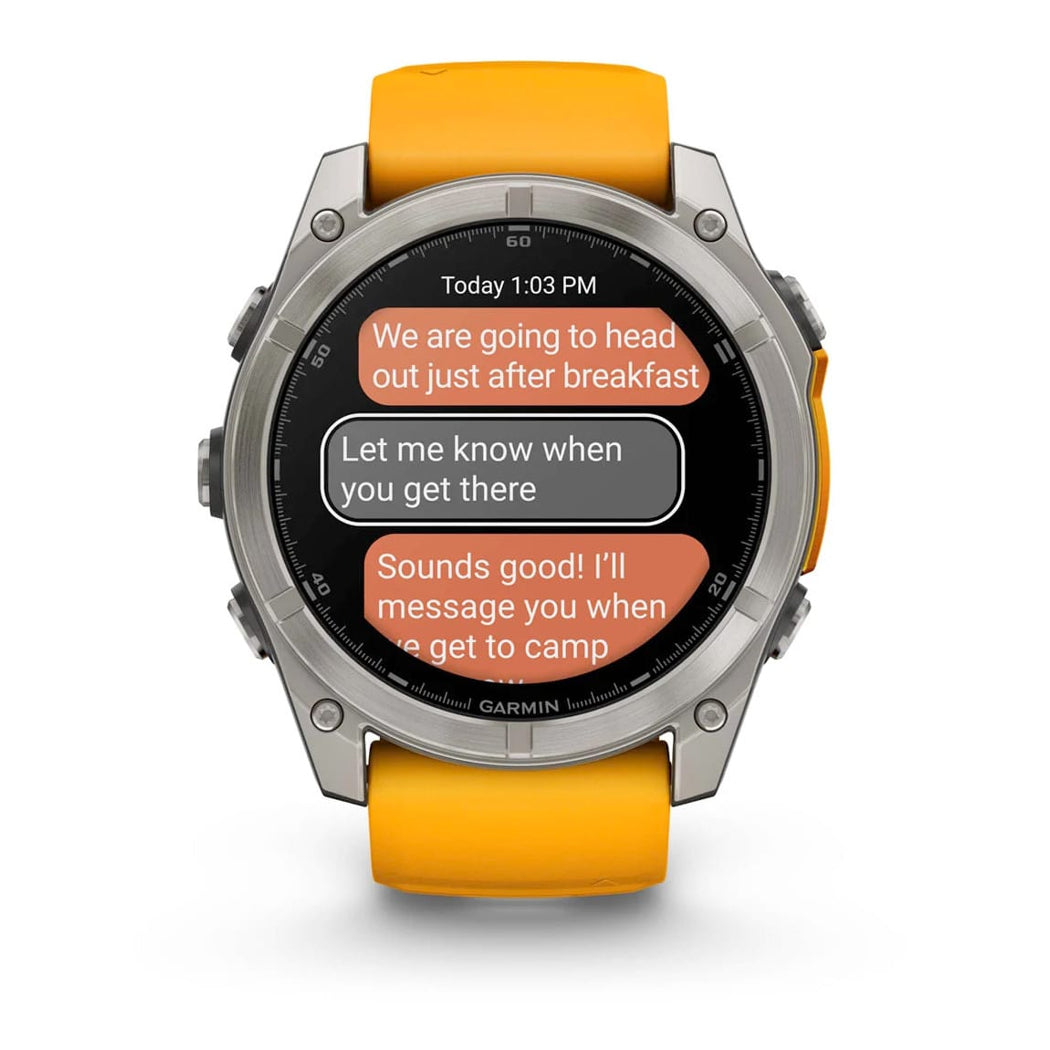 Garmin 010-02905-10 Fenix 8 51mm AMOLED Sapphire Titanium