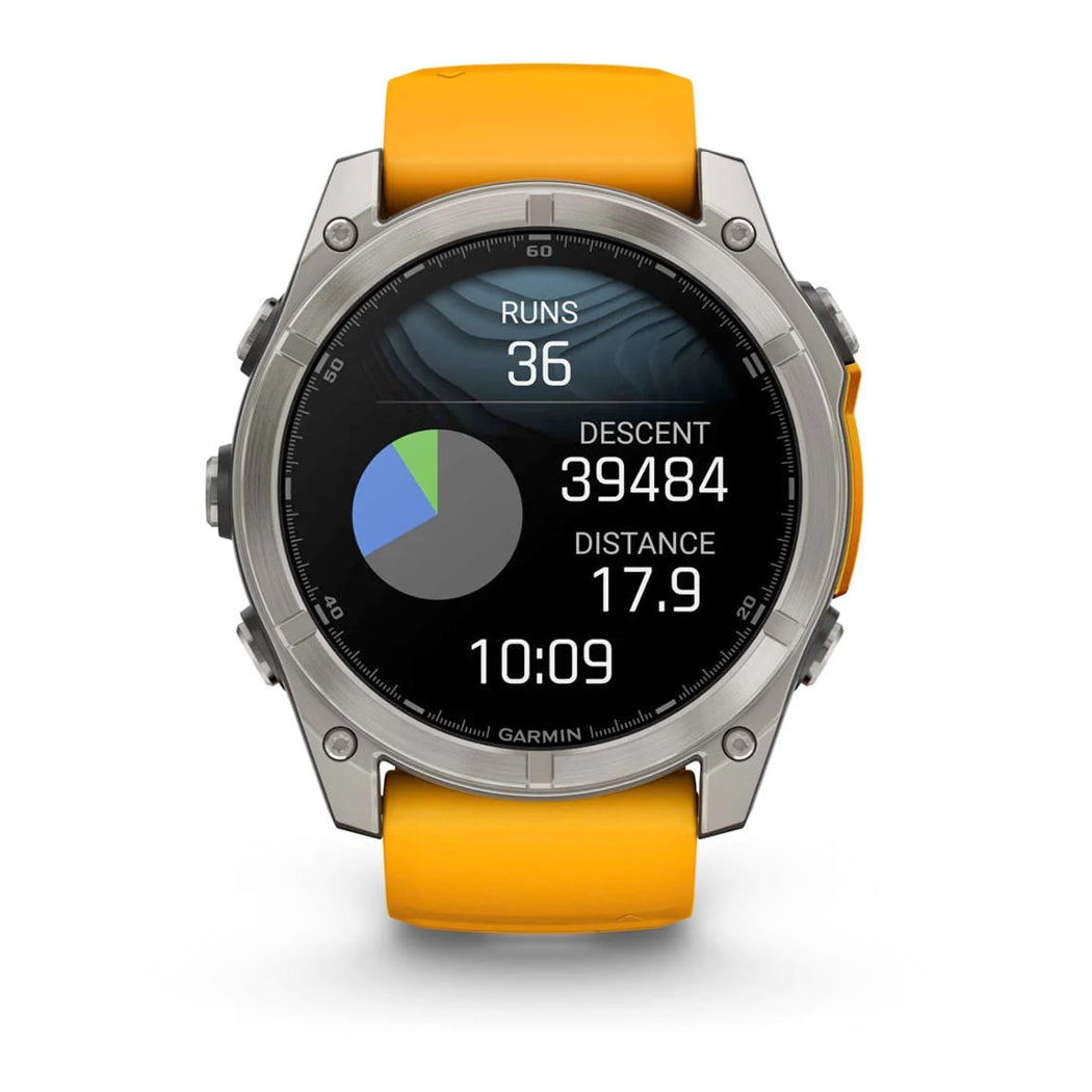 Garmin 010-02905-10 Fenix 8 51mm AMOLED Sapphire Titanium