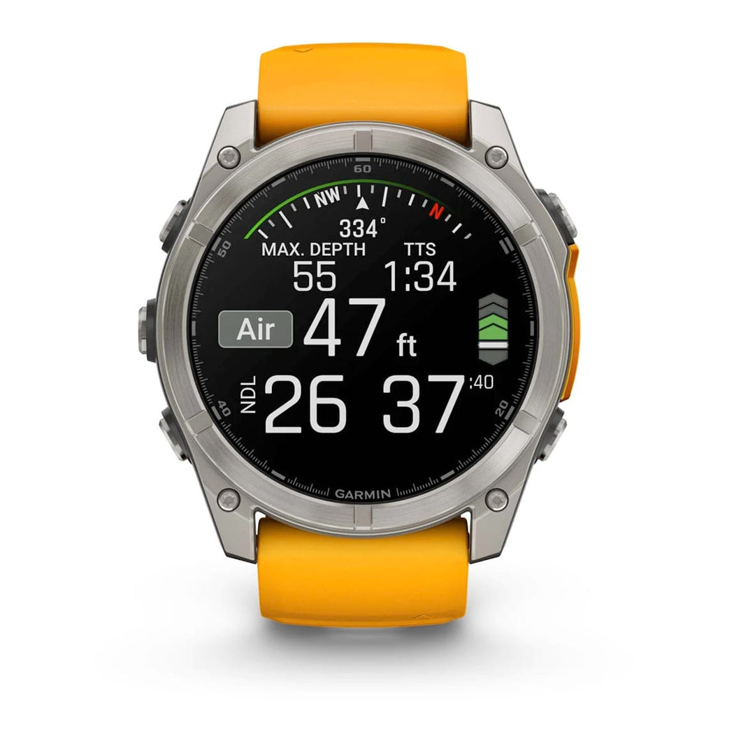 Garmin 010-02905-10 Fenix 8 51Mm Amoled Sapphire Titanium