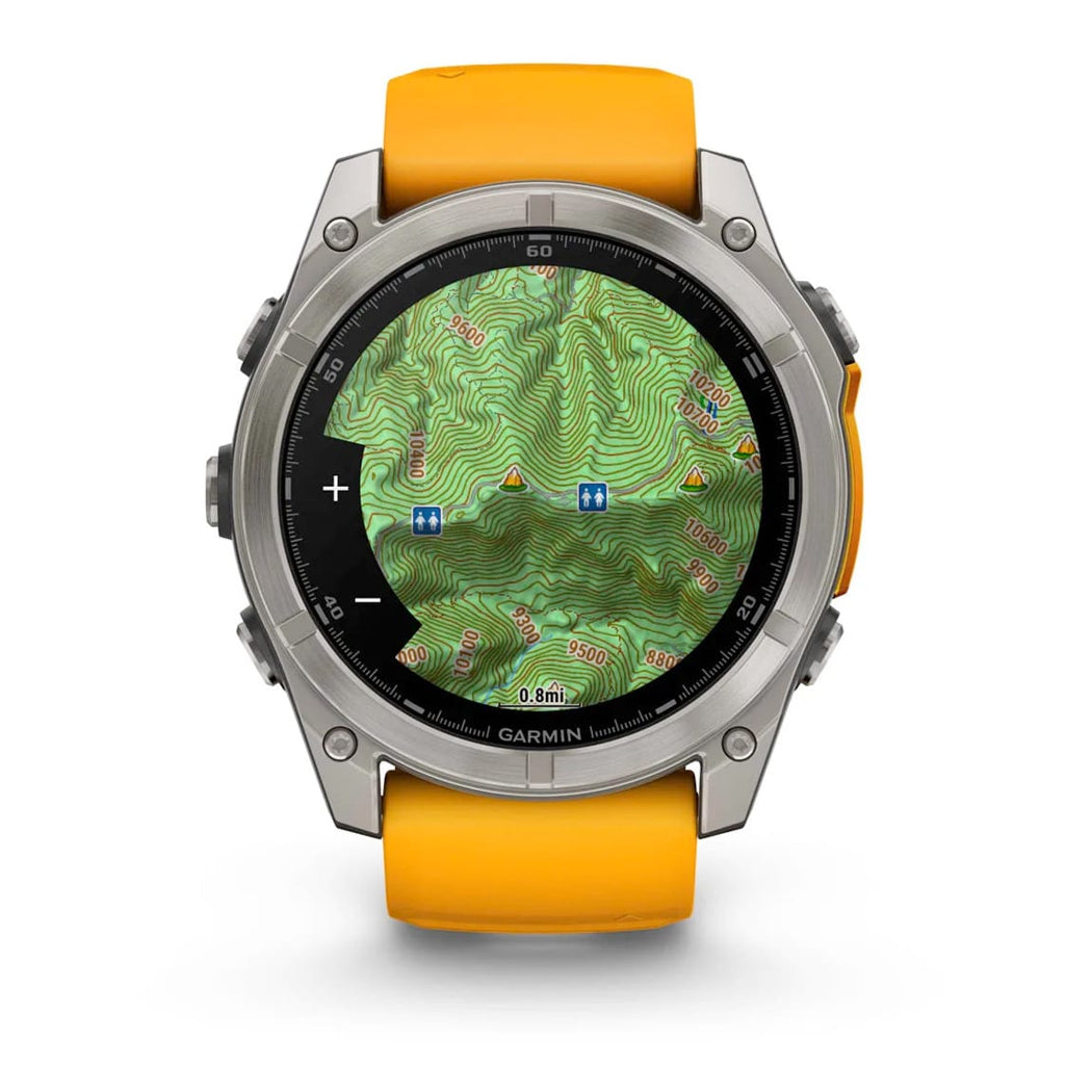 Garmin 010-02905-10 Fenix 8 51mm AMOLED Sapphire Titanium