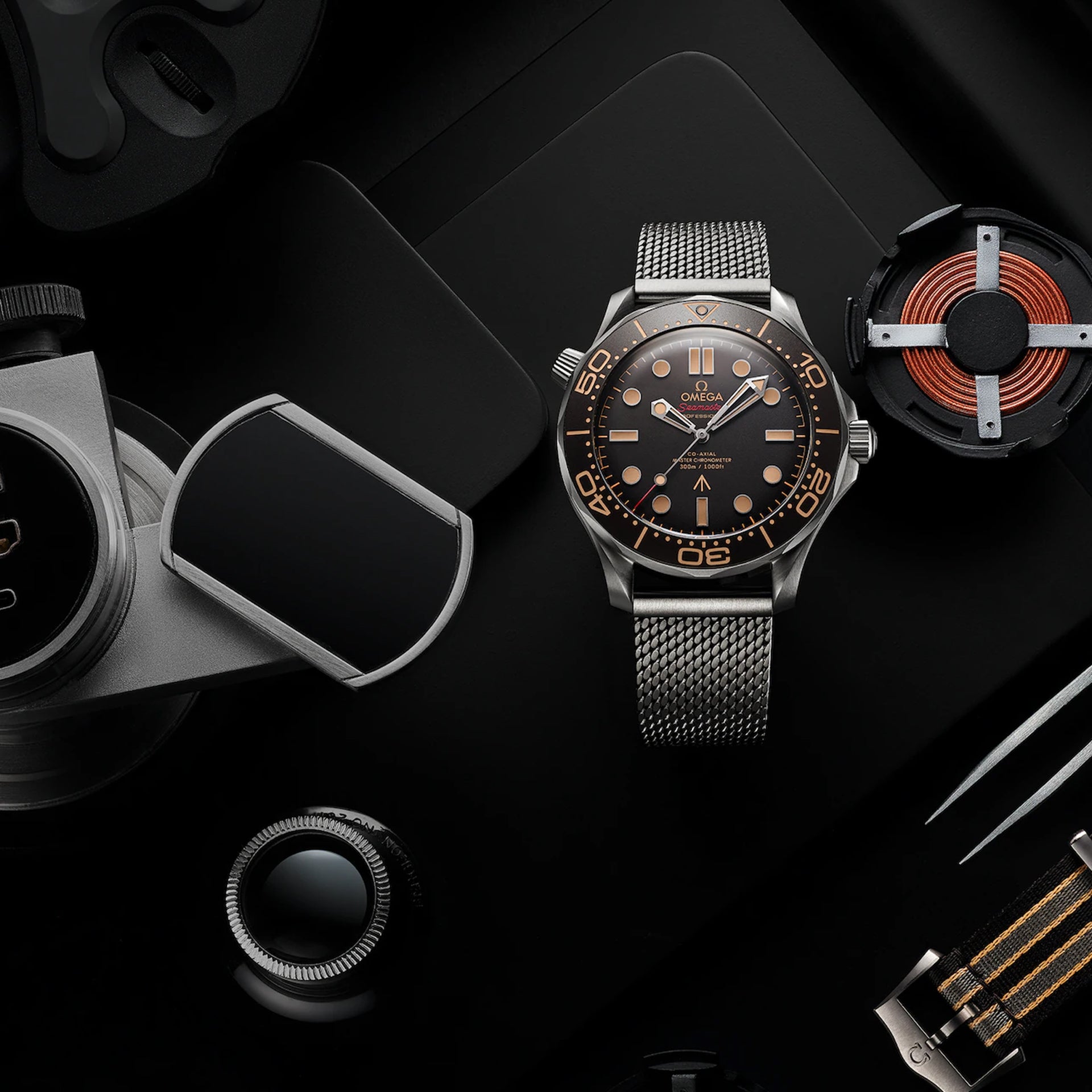 Omega Seamaster Diver 300 007 James Bond Edition on Bracelet