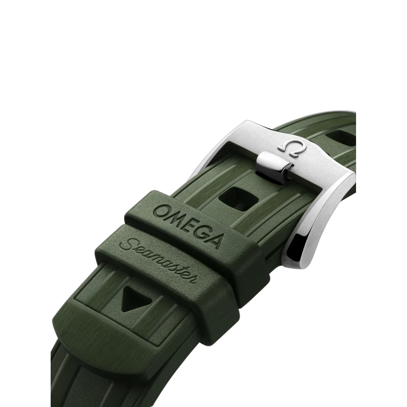 Omega Seamaster Diver 300M Green Dial on Strap 210.32.42.20.10.001