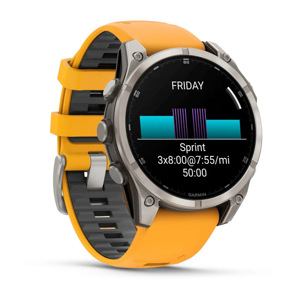 Garmin 010-02904-10 Fenix 8 47mm AMOLED Sapphire Titanium
