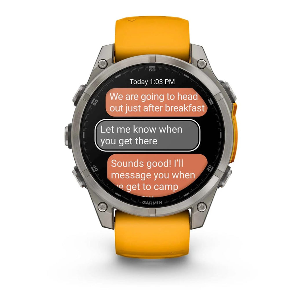 Garmin 010-02904-10 Fenix 8 47mm AMOLED Sapphire Titanium