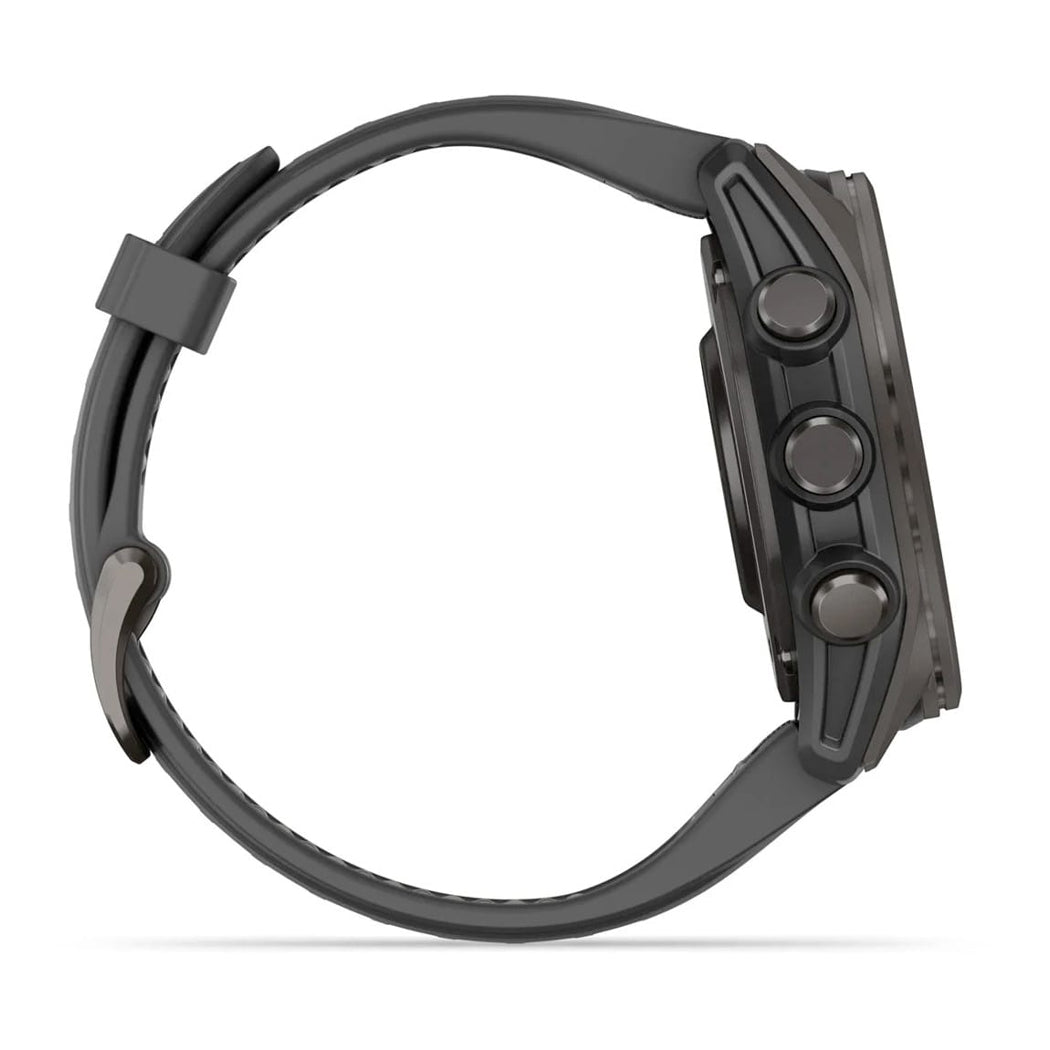 Garmin 010-02903-20 Fenix 8 43mm AMOLED Sapphire Carbon Gray DLC Titanium