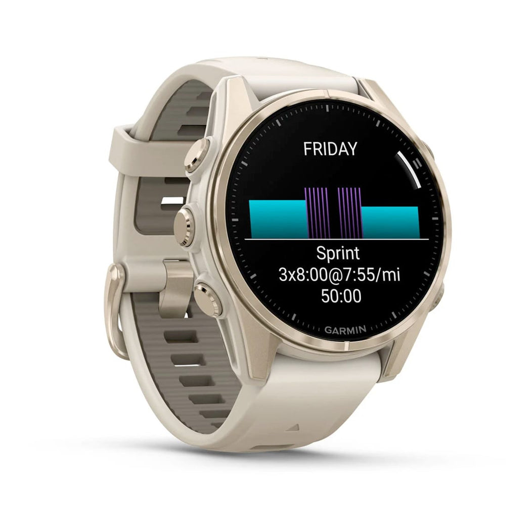 Garmin 010-02903-10 Fenix 8 43mm AMOLED Sapphire Soft Gold