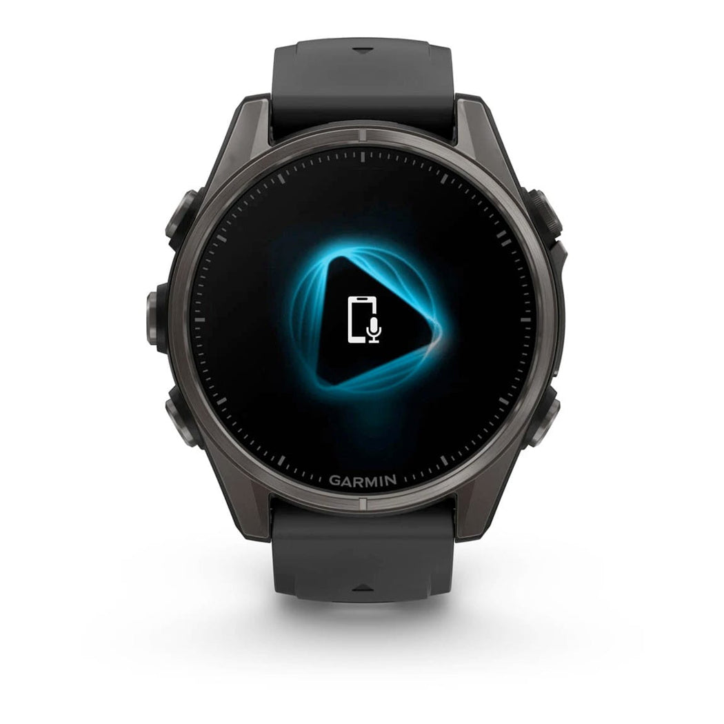 Garmin 010-02903-20 Fenix 8 43mm AMOLED Sapphire Carbon Gray DLC Titanium