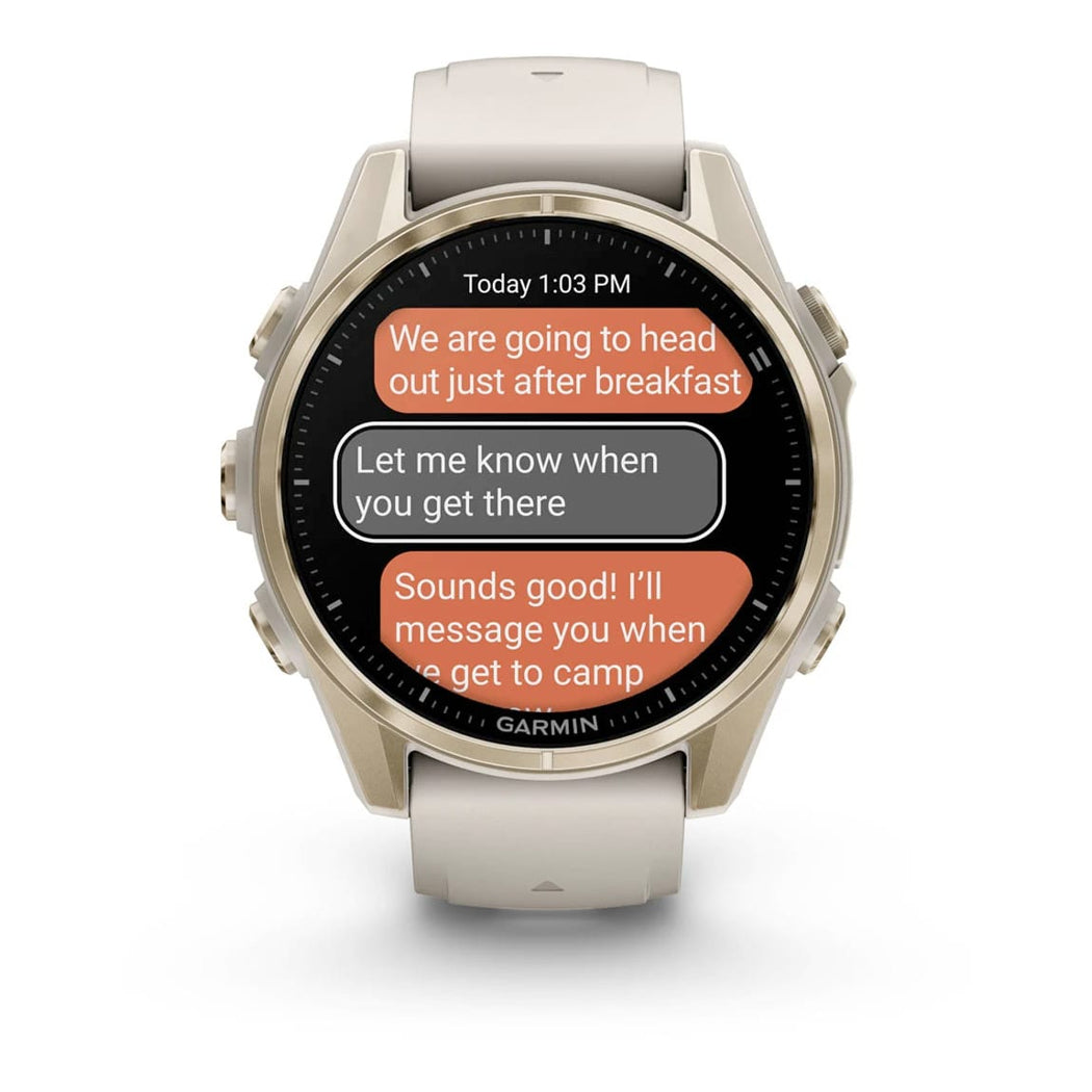 Garmin 010-02903-10 Fenix 8 43mm AMOLED Sapphire Soft Gold