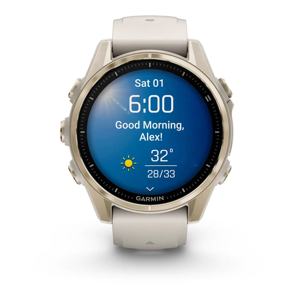 Garmin 010-02903-10 Fenix 8 43mm AMOLED Sapphire Soft Gold