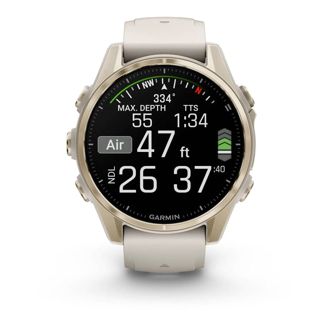 Garmin 010-02903-10 Fenix 8 43mm AMOLED Sapphire Soft Gold