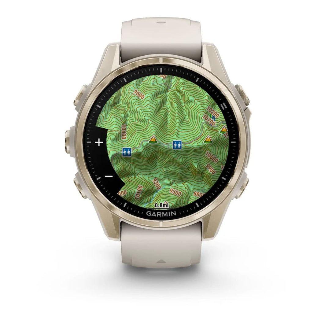 Garmin 010-02903-10 Fenix 8 43mm AMOLED Sapphire Soft Gold